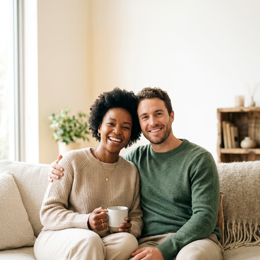 Happy, healthy people enjoying life with confidence
